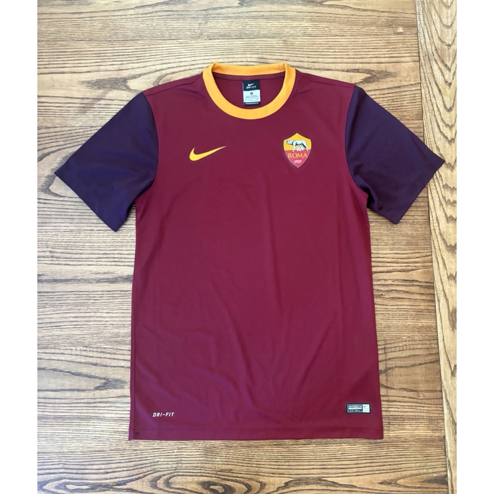 Nike AS Roma (Roma FC) Home Supporter Soccer Futbol Jersey Men's Size Small